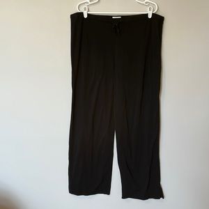Karen Newburger Black Pajama Bottoms, Size XXL